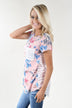Favorite Pocket Top ~ Pink Floral