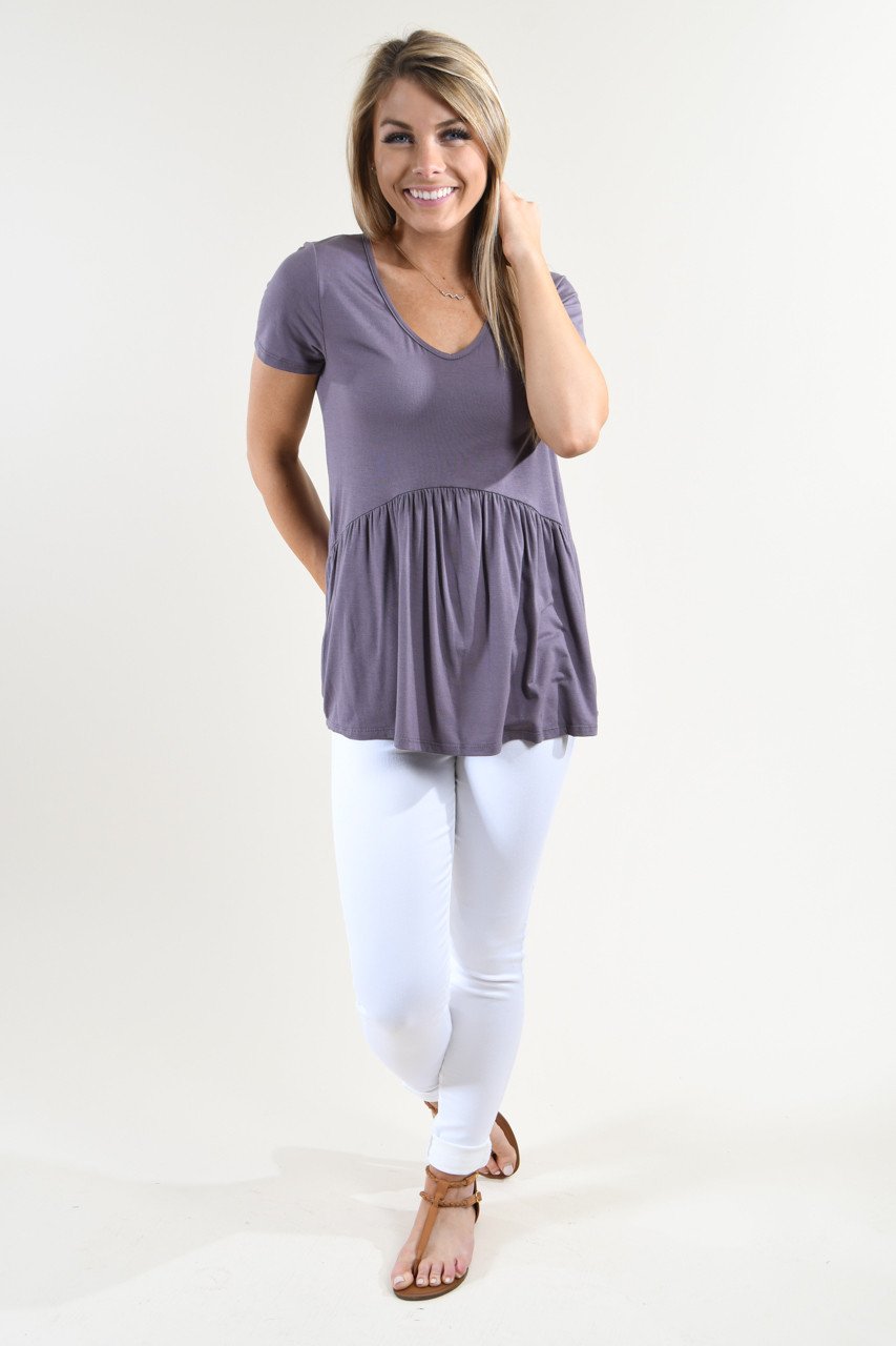 Be My Baby Top ~ Lavender