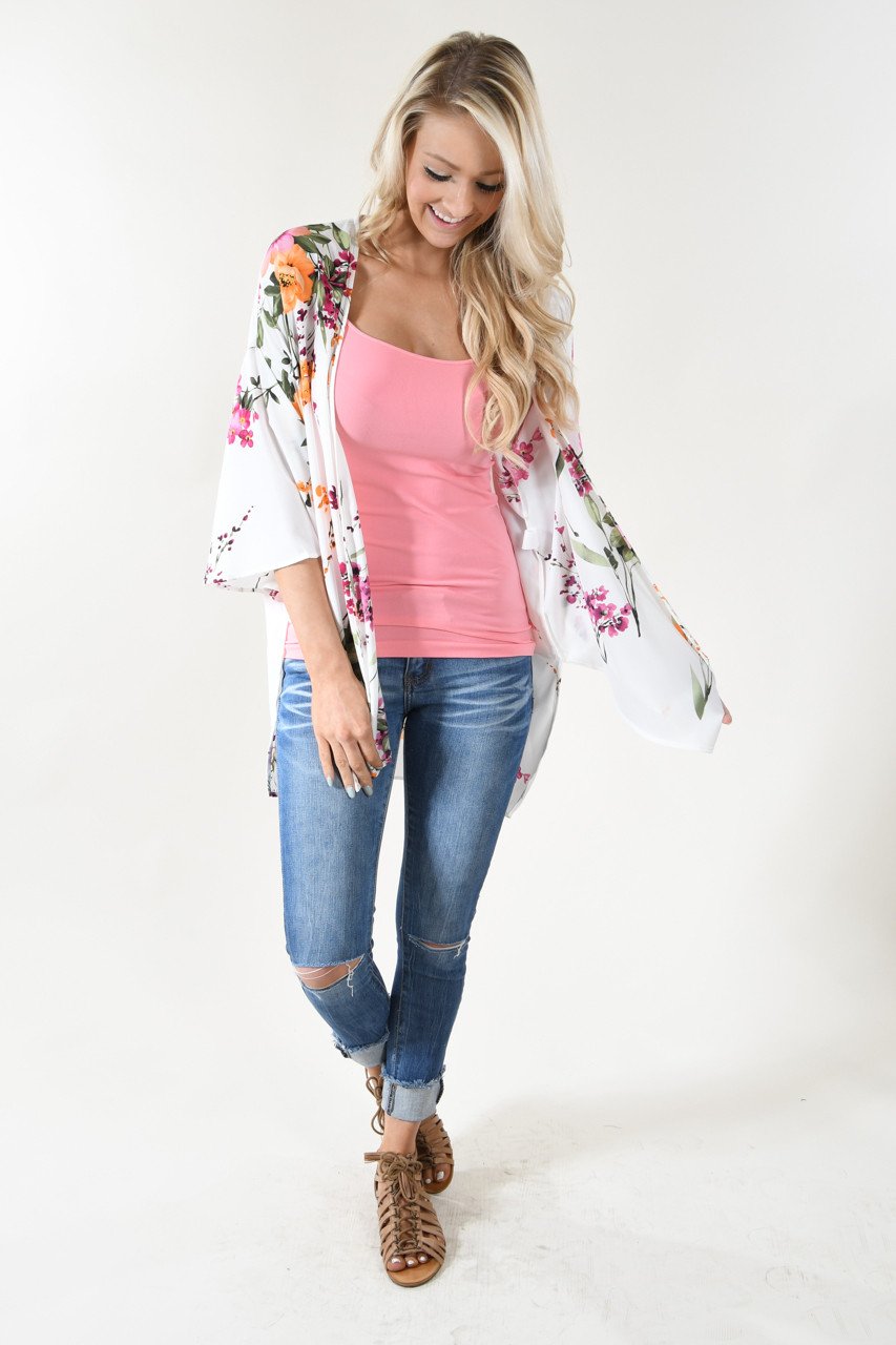 Big Dreams Floral Kimono