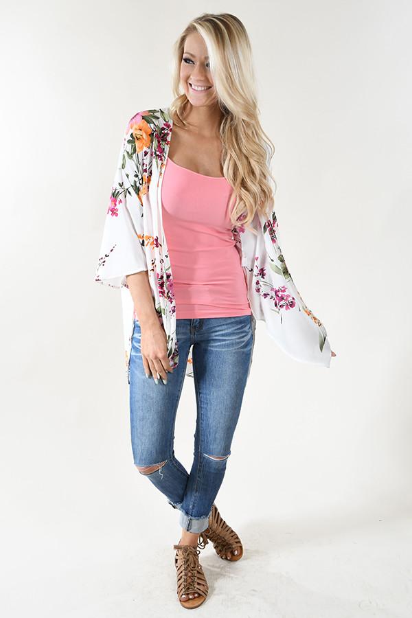 Big Dreams Floral Kimono