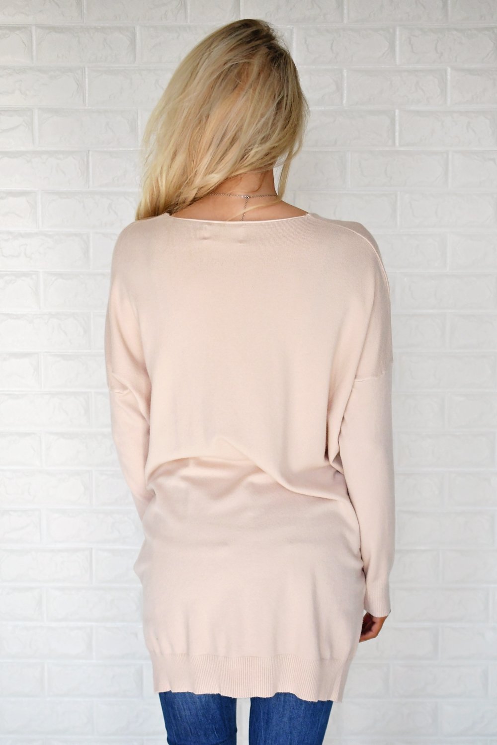 Hold On To Me Sweater ~ Blush