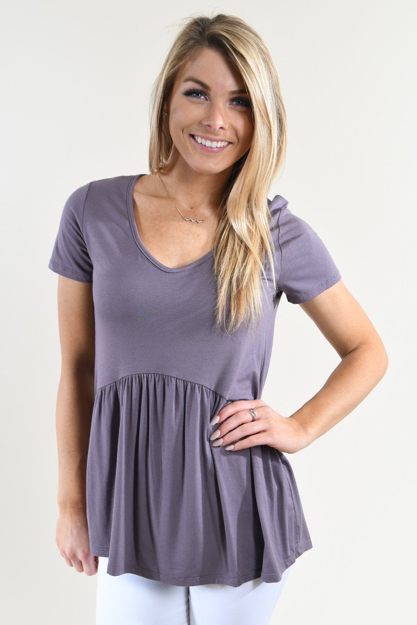 Be My Baby Top ~ Lavender