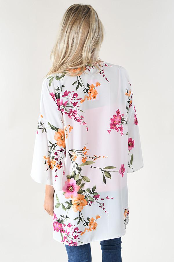 Big Dreams Floral Kimono