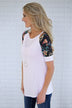 Feeling Pretty Floral Ivory Top