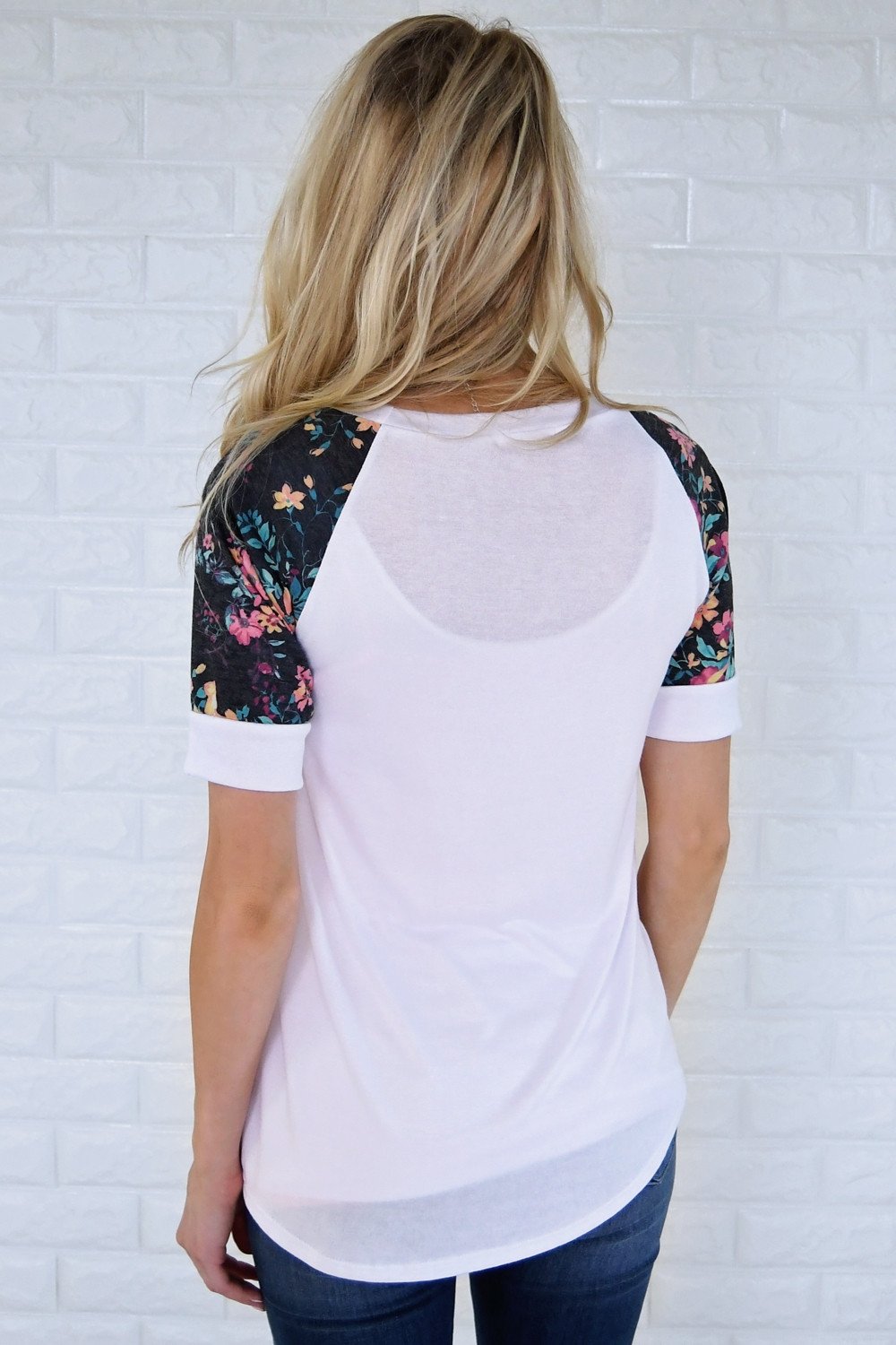 Feeling Pretty Floral Ivory Top