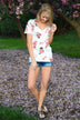 Go To Floral V-Neck