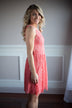 Light Coral Lace Dress