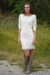 Ivory Lace Dress