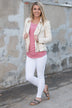 Cream Moto Jacket