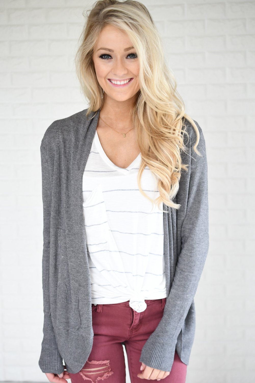 Charcoal Cardigan