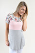 Too Cute to Handle Top ~ Light Pink