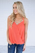 Lucky Tank Top ~ Dark Salmon