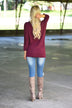Essential Wine Dolman Top
