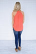 Lucky Tank Top ~ Dark Salmon