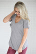 Basic Grey Pocket Tee