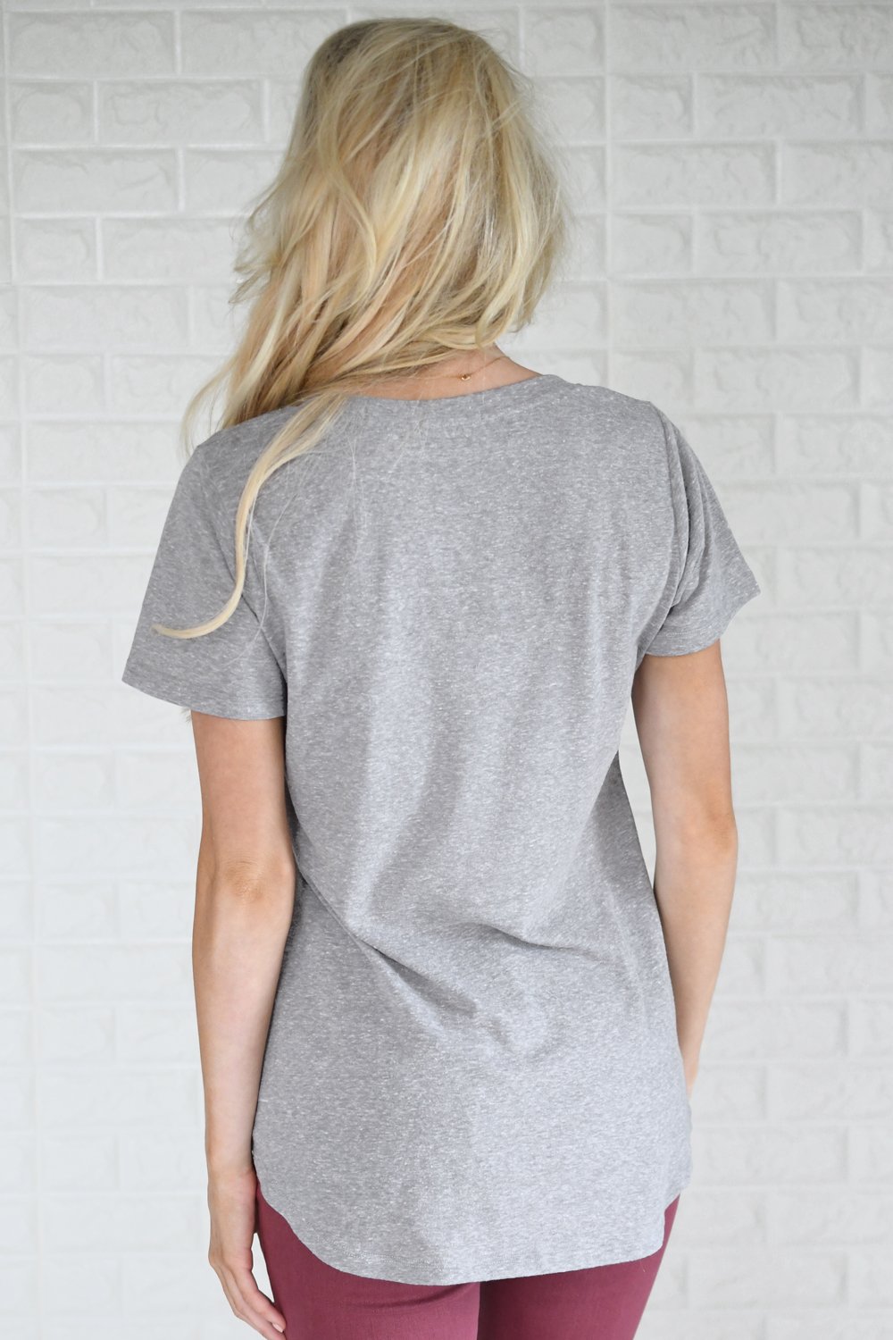 Basic Grey Pocket Tee