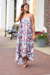 Collage of Color Maxi Dress ~ One Size
