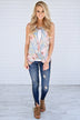 Floral Kisses Crossover Tank Top
