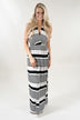 Vacation Ready Striped Maxi Dress