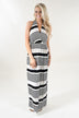 Vacation Ready Striped Maxi Dress