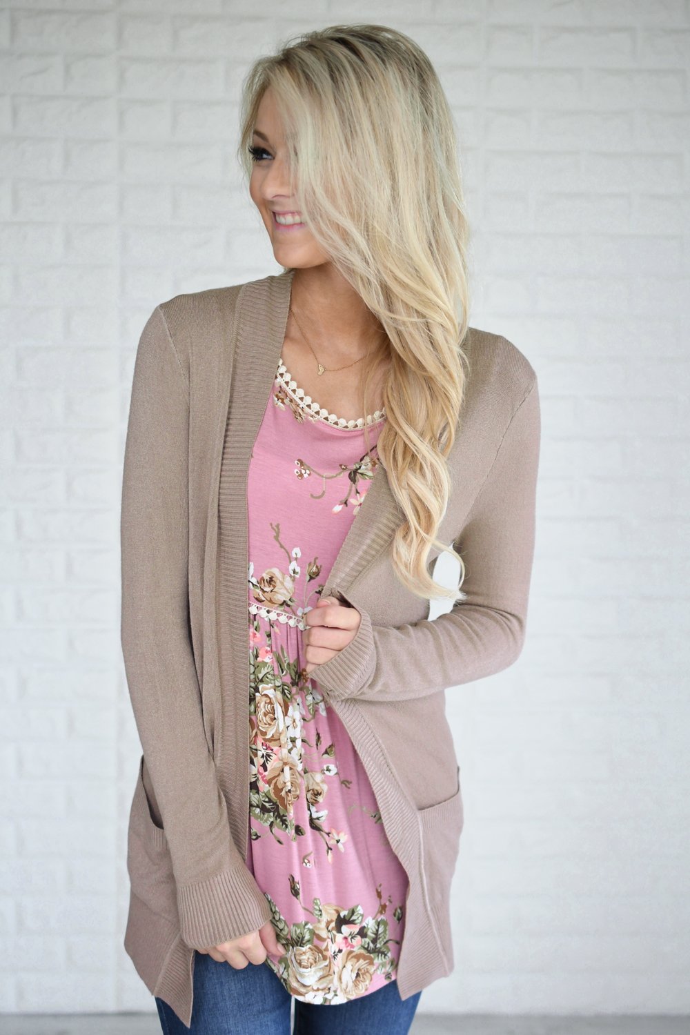 The Fundamental Cardigan ~ Taupe