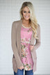 The Fundamental Cardigan ~ Taupe