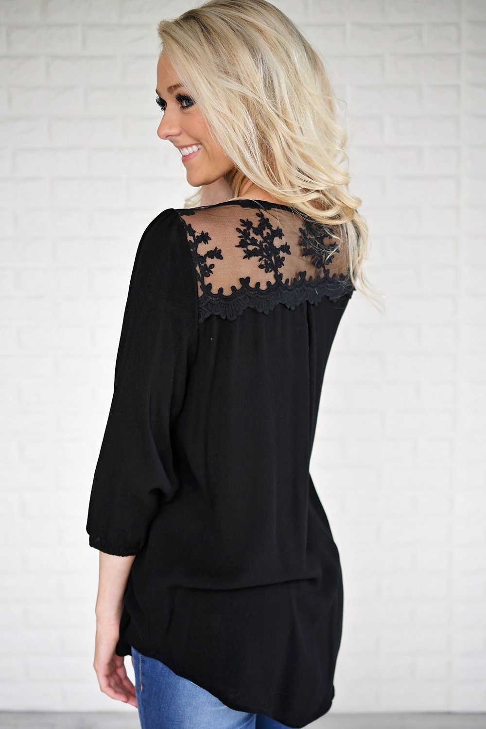 Go the Distance Lace Top