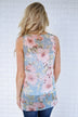Floral Kisses Crossover Tank Top