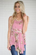 By Your Side Floral Babydoll Tank Top