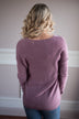 Purple Wrap Sweater