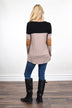 Suede Pocket Top ~ Brown