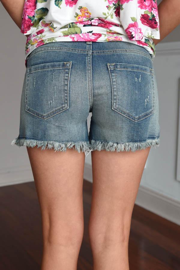 Lace Peek-A-Boo Shorts