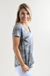 Short Sleeve Camo Top