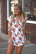 Floral Blouse ~ Ivory