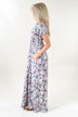 Silver Dreams Floral Maxi Dress