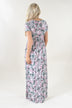 Silver Dreams Floral Maxi Dress