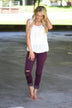 Cream Detail Tank - Sweet Wanderer