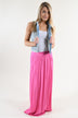 Bright Pink Maxi Skirt