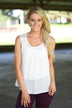 Cream Detail Tank - Sweet Wanderer