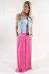 Bright Pink Maxi Skirt