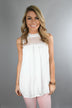 White Lace Tank Top
