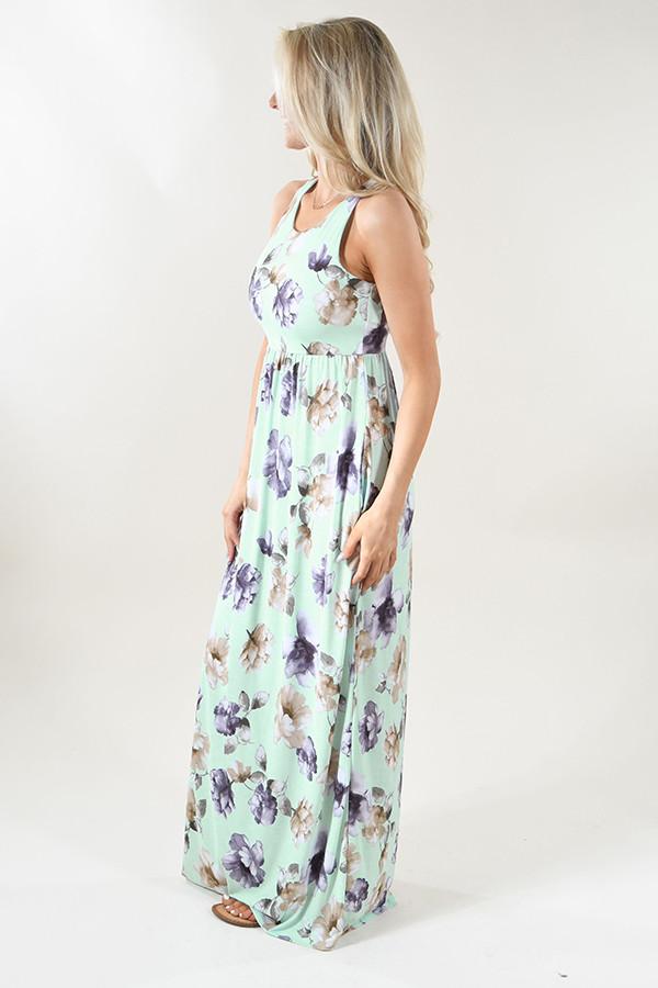 Refreshing Summer Maxi Dress ~ Mint