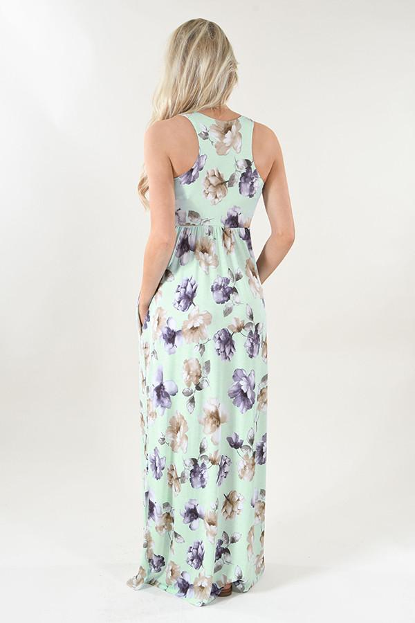 Refreshing Summer Maxi Dress ~ Mint