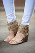 LaSalle Beige Wedges