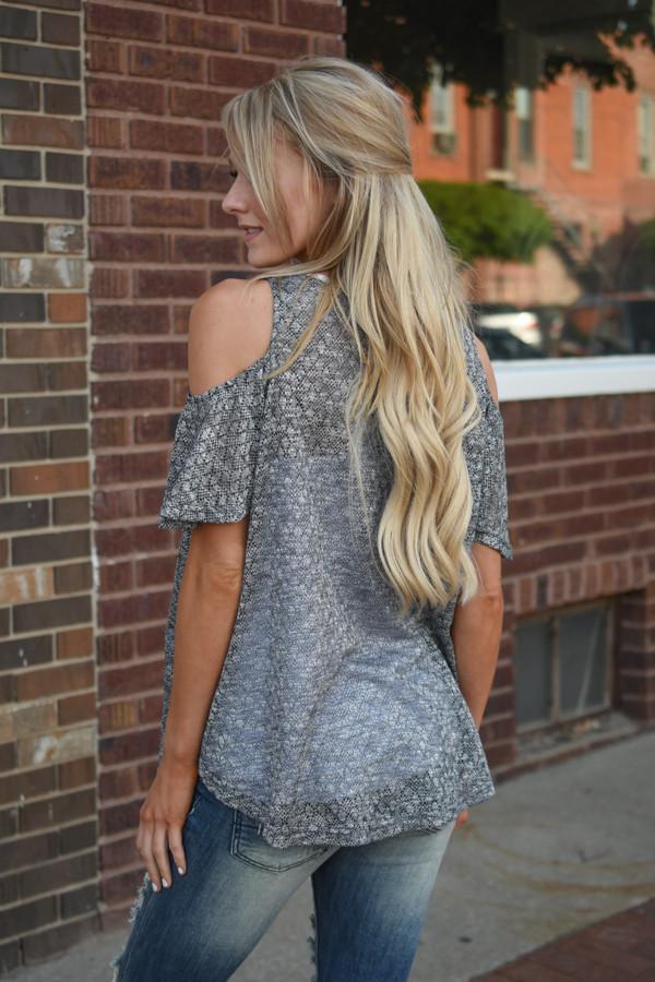 Ophelia Top ~ Charcoal
