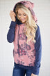 Matters of Floral Distressed Hoodie