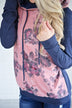 Matters of Floral Distressed Hoodie