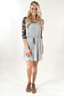 Camo Drawstring Dress