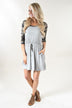 Camo Drawstring Dress