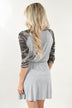 Camo Drawstring Dress